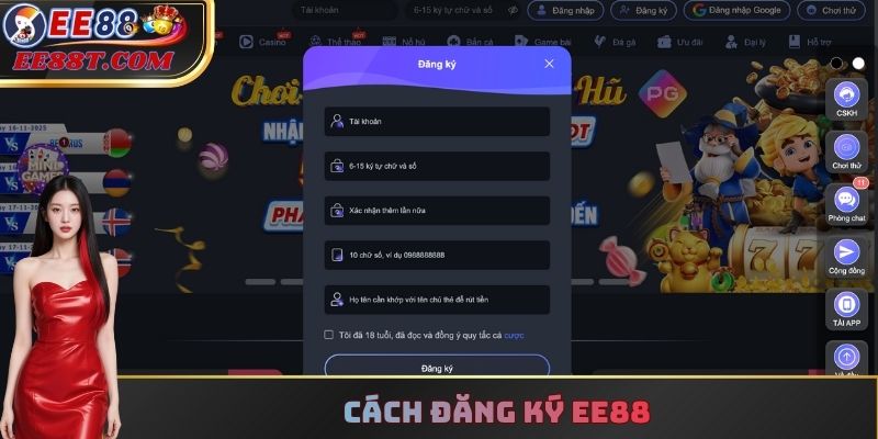 Cách đăng ký EE88